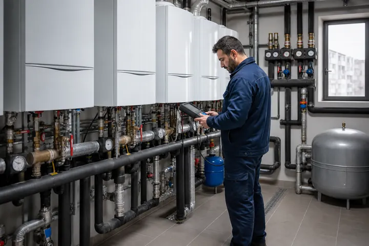Markasız merkezi iklimlendirme ekipmanında teknik kontrol